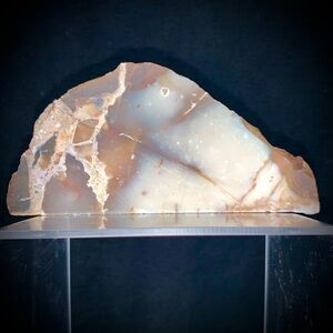 Banded Chalcedony / Agate Slab | Natural Raw Display Stone | 10.9 oz